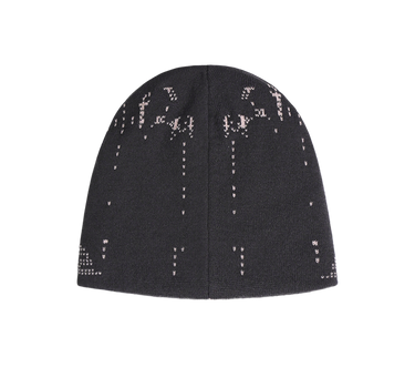 Scattered Graphic Reversible Beanie - Charcoal