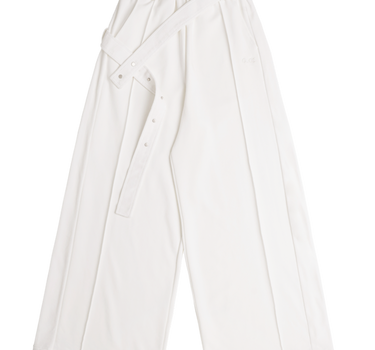 Belt Wide Sweat Pants - Off White