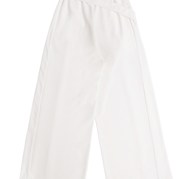 Belt Wide Sweat Pants - Off White