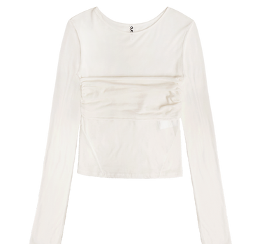 Tube Top Layered T-shirt - Off White