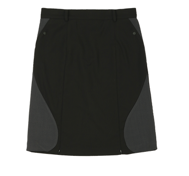 Leg Warmer Midi Skirt - Black