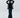 2-way Vest Fleece Zip-up - Black