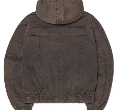 LIGHT HOODED JACKET - BLEACHED BLACK