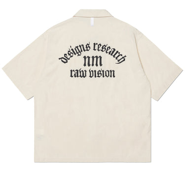 R.V BOWLING SHIRT - CREAM