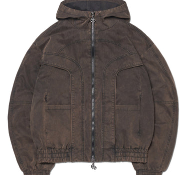 LIGHT HOODED JACKET - BLEACHED BLACK