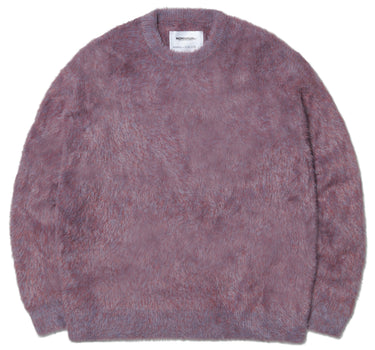 CROPPED HAIRY KNIT - ROSE