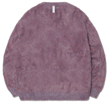 CROPPED HAIRY KNIT - ROSE