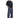 DIAGONAL CUT PANTS - WASHED BLUE