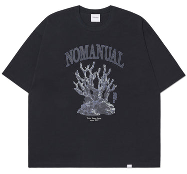 METAL CORAL REEF T-SHIRT - BLACK