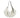 Braided Dot Shoulder Bag - WHITE