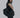 Braided Dot Shoulder Bag - BLACK
