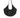 Braided Dot Shoulder Bag - BLACK