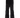 Sheer Over Tuck Pants - Black