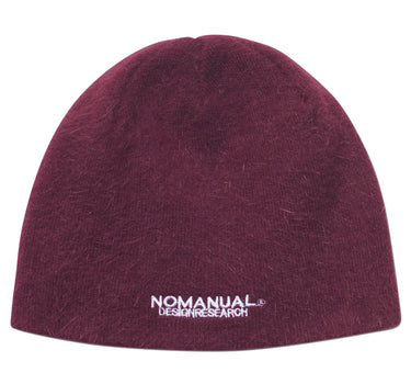 NM HAIRY BEANIE - BURGUNDY