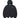 OVERDYED LAYER HOODED ZIP-UP - WASHED BLACK