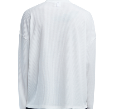 S.N.A KNIT LONG SLEEVE - WHITE