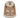 Hourglass Mouton Fur Coat - TAN