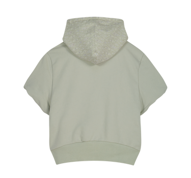 Frill Jersey Bomber Jacket - Khaki
