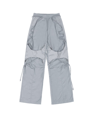 Open Snap Light Pants - Grey